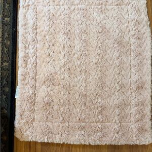 Minky couture baby pink baby blanket